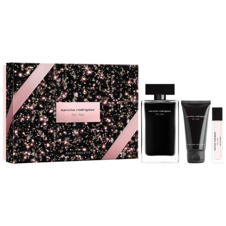 NARCISO RODRIGUEZ - FOR HER COFFRET EDT100+L50+M10