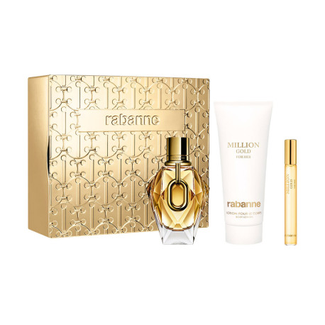 PACO RABANNE - LADY M GOLD SET EDP90+M10+LOT100